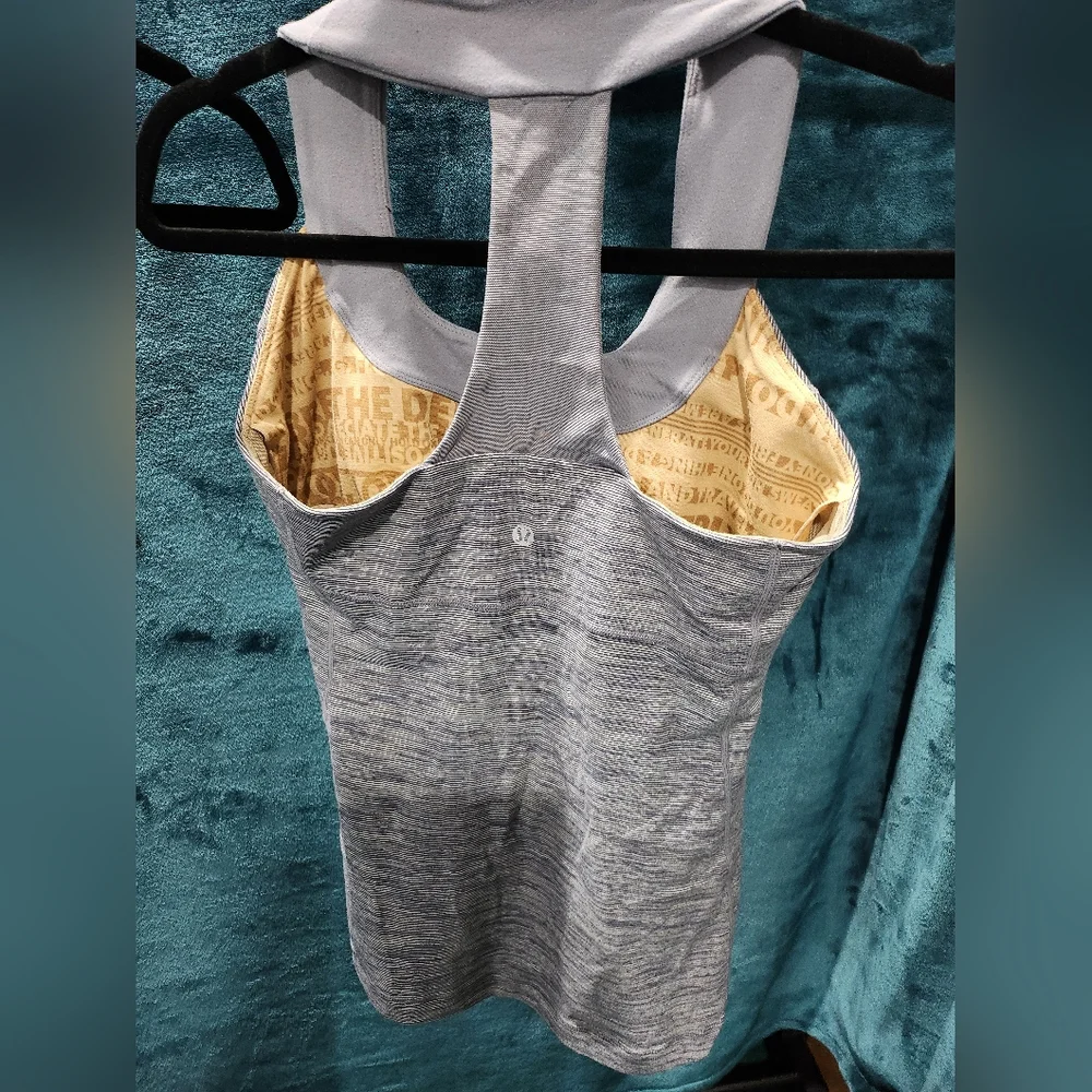 146. Lululemon Athletica Gray Tank Top - Picture 3 of 5